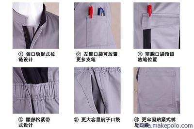 【供應(yīng)滌棉連體工作服 ZL1104-76】?jī)r(jià)格,廠家,圖片,服裝加工,北京制都服裝-